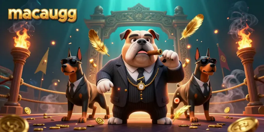 Engage with macaugg's thrilling online gaming through a vibrant casino atmosphere filled with action.