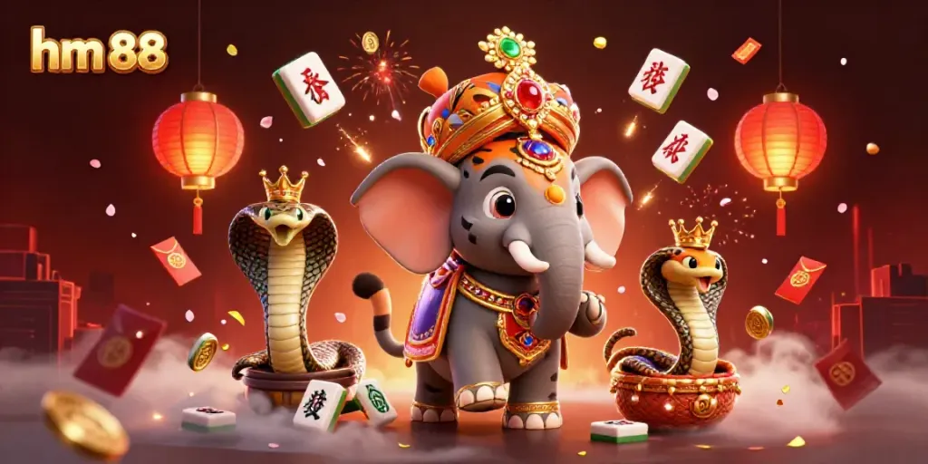 Experience thrilling gaming with hm 88 in this vibrant 3D casino illustration.